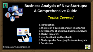 Business Analysis in Startups