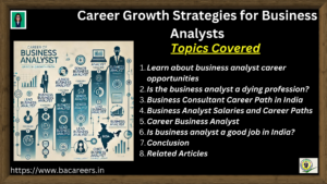 Career Growth Strategies for Business Analysts