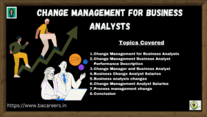 Change Management for Business Analysts